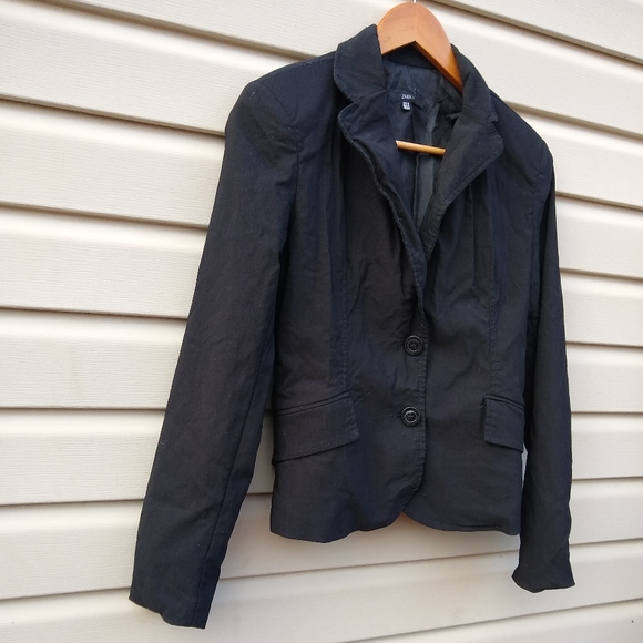 Zara black stretch blazer